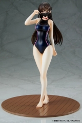 Оригинальная аниме фигурка &laquo;The Story of a Manga Artist Who Was Imprisoned by a Strange High School Girl Konata "Competition Swimsuit & Cat Lingerie" Costume Set 1/6 Complete Figure&raquo;