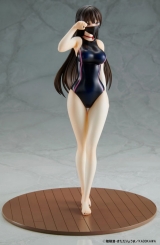 Оригинальная аниме фигурка &laquo;The Story of a Manga Artist Who Was Imprisoned by a Strange High School Girl Konata "Competition Swimsuit & Cat Lingerie" Costume Set 1/6 Complete Figure&raquo;