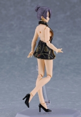 Оригинальная аниме фигурка «figma Female body (Mika) with Mini Skirt Chinese Dress Outfit (Black)»