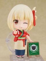 Оригинальная аниме фигурка &laquo;Nendoroid Lycoris Recoil Chisato Nishikigi Cafe LycoReco Uniform Ver.&raquo;