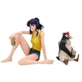 Оригинальная аниме фигурка &laquo;GALS Series Rebuild of Evangelion Misato Katsuragi & Penpen Ver.2 Complete Figure&raquo;