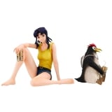 Оригинальная аниме фигурка &laquo;GALS Series Rebuild of Evangelion Misato Katsuragi & Penpen Ver.2 Complete Figure&raquo;