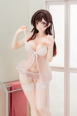 Оригинальная аниме фигурка &laquo;1/6 scaled pre-painted figure Rent-A-Girlfriend MIZUHARA Chizuru in see-through lingerie figure Angel White Ver.&raquo;