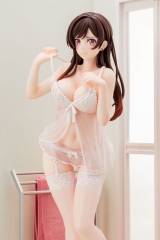 Оригинальная аниме фигурка &laquo;1/6 scaled pre-painted figure Rent-A-Girlfriend MIZUHARA Chizuru in see-through lingerie figure Angel White Ver.&raquo;