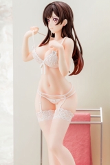 Оригинальная аниме фигурка &laquo;1/6 scaled pre-painted figure Rent-A-Girlfriend MIZUHARA Chizuru in see-through lingerie figure Angel White Ver.&raquo;