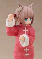 Оригинальная аниме фигурка &laquo;Palette Uchi no Neko ga Onnanoko de Kawaii Dress-up Collection Nyan Fu Kinako Complete Figure&raquo;