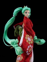 Оригинальная аниме фигурка &laquo;Character Vocal Series 01 Hatsune Miku Hatsune Miku: Beauty Looking Back Miku Ver. -Kyugetsu Collaboration Japanese Doll- 1/7 Complete Figure&raquo;