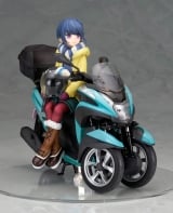 Оригінальна аніме фігурка &laquo;Yuru Camp Rin Shima with Three-wheeled Motorcycle 1/10 Complete Figure&raquo;