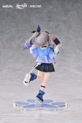 Оригинальная аниме фигурка &laquo;RISE UP+ Honkai: Star Rail Chibi Cat Series Figure Silver Wolf Ver. Complete Figure&raquo;