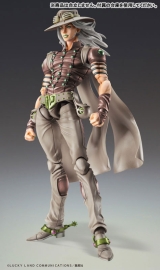 Оригинальная аниме фигурка &laquo;Super Action Statue JoJo's Bizarre Adventure Part.7 Steel Ball Run Johnny Gyro Zeppeli Third&raquo;