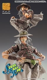 Оригинальная аниме фигурка &laquo;Super Action Statue JoJo's Bizarre Adventure Part.7 Steel Ball Run Johnny Gyro Zeppeli Third&raquo;