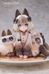 Оригінальна аніме фігурка &laquo;DLC Series Tea Time Cats x Siamese Cat Azuki-san Friendship Collaboration Exclusive Set Complete Figure&raquo;