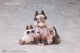 Оригинальная аниме фигурка &laquo;DLC Series Tea Time Cats x Siamese Cat Azuki-san Friendship Collaboration Exclusive Set Complete Figure&raquo;