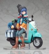 Оригінальна аніме фігурка &laquo;Yuru Camp Rin Shima with Scooter 1/10 Complete Figure&raquo;