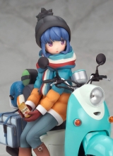 Оригинальная аниме фигурка &laquo;Yuru Camp Rin Shima with Scooter 1/10 Complete Figure&raquo;