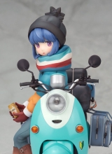 Оригинальная аниме фигурка &laquo;Yuru Camp Rin Shima with Scooter 1/10 Complete Figure&raquo;