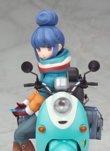 Оригинальная аниме фигурка &laquo;Yuru Camp Rin Shima with Scooter 1/10 Complete Figure&raquo;