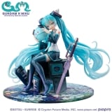 Оригинальная  фигурка &laquo;Lucrea Mobile Suit Gundam 45th Anniversary x Hatsune Miku Hatsune Miku x 00 Gundam 1/7 Complete Figure&raquo;