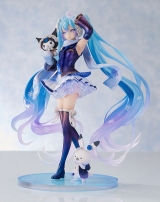 Оригинальная аниме фигурка &laquo;Character Vocal Series 01 Hatsune Miku Snow Miku x Kuromi 1/7 Complete Figure&raquo;