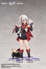 Оригинальная аниме фигурка &laquo;RISE UP+ Honkai: Star Rail Chibineko Series Figure Topaz & Numby Ver. Complete Figure&raquo;