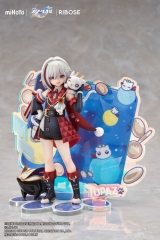 Оригинальная аниме фигурка &laquo;RISE UP+ Honkai: Star Rail Chibineko Series Figure Topaz & Numby Ver. Complete Figure&raquo;