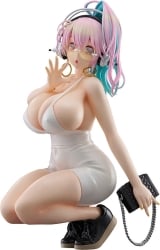 Оригинальная аниме фигурка &laquo;POP UP PARADE Super Sonico 15th Mini Dress Ver. L size Complete Figure&raquo;