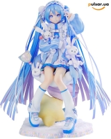 Оригинальная аниме фигурка &laquo;Character Vocal Series 01 Hatsune Miku Snow Miku: Yukiiro Pop Ver. 1/7 Complete Figure&raquo;
