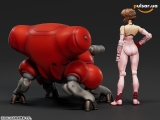 Оригинальная аниме фигурка &laquo;PLAMAX minimum factory MF-94 Ghost in the Shell Motoko Kusanagi with Fuchikoma 1/20 Plastic Model&raquo;