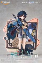 Оригинальная аниме фигурка &laquo;RISE UP+ Honkai: Star Rail Chibi Cat Series Figure Blade Ver. Complete Figure&raquo;
