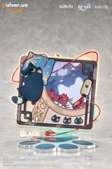 Оригинальная аниме фигурка &laquo;RISE UP+ Honkai: Star Rail Chibi Cat Series Figure Blade Ver. Complete Figure&raquo;
