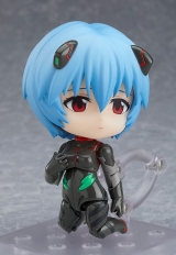 Оригинальная аниме фигурка «Nendoroid Rebuild of Evangelion Rei Ayanami [Tentative Name] Plug Suit Ver»