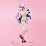 Оригинальная аниме фигурка &laquo;Super Sonico White cat ver. Complete Figure&raquo;