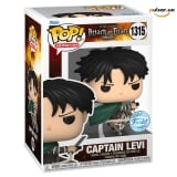 Вінілова фігурка &laquo;Funko POP! &bull; AAA Anime Exclusive &bull; Attack on Titan ◉ Captain Levi № 1315&raquo;