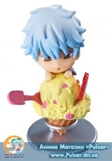 Оригинальные аниме фигурки Petit Chara Land - Gintama Gin-san no Ice Cream-yasan Fruit Paradise