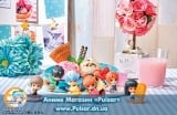 Оригинальные аниме фигурки Petit Chara Land - Gintama Gin-san no Ice Cream-yasan Fruit Paradise