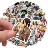 Набор пластиковых стикеров "Attack on Titan"