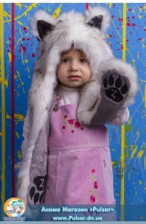 Зверошапка (SpiritHood) модель Huski UA ( Хаскі)