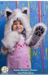 Зверошапка (SpiritHood) модель Huski UA ( Хаскі)