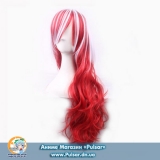 Парик LOLITA RED-WHITE MIX 72  cm