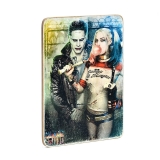 Деревянный постер &laquo;Suicide Squad. Harley Quinn & Joker&raquo;