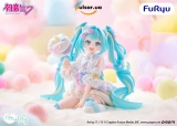 Оригинальная аниме фигурка &laquo;Hatsune Miku Melffy Figure - Hatsune Miku Cotton Candy Theme Ver.&raquo;