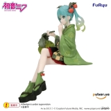 Оригинальная аниме фигурка &laquo;Hatsune Miku Noodle Stopper Figure - Flower Fairy Hozuki Green Color Ver.&raquo;