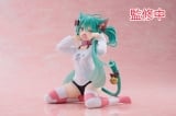 Оригинальная аниме фигурка &laquo;Hatsune Miku Desktop Cute Figure Nekomimi Cat Ear T-shirt Ver.&raquo;
