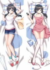 Дакимакура (подушка для обіймів) 150 см &laquo;Weathering with You Characters Hina Amano & Natsumi Suga&raquo;