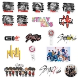 Набор пластиковых стикеров "Stray Kids"