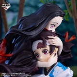Оригинальная аниме фигурка &laquo;ICHIBAN KUJI DEMON SLAYER - THE CONNECTED TRAIL - A PRIZE - KAMADO TANJIRO & KAMADO NEZUKO ARTSCALE MEMORIA&raquo;