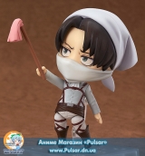 Оригинальная аниме фигурка Shingeki no Kyojin - Nendoroid Levi Cleaning ver. (Japan Expo 2014 / Anime Expo 2014 )