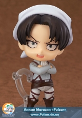 Оригинальная аниме фигурка Shingeki no Kyojin - Nendoroid Levi Cleaning ver. (Japan Expo 2014 / Anime Expo 2014 )