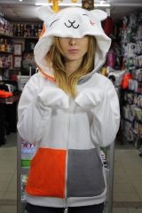 Косплей Худи в стиле  Nyanko Sensei (Natsume Yuujinchou) White