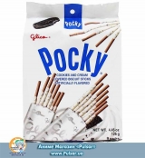 Палочки Glico Pocky Cookies & Cream Covered Biscuit Sticks 9p 4.45oz  ( Печенье с кремом)